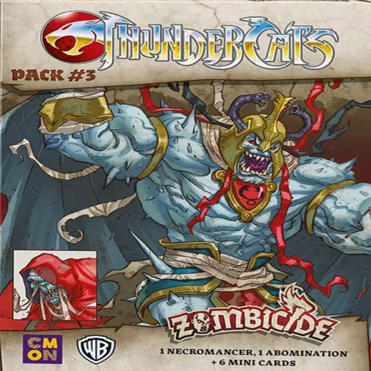 Asmodee - Thundercats Pack 3: Espansione Per Zombicide (Green Horde & Black Plague) - Miniature Mumm-Ra E Carte