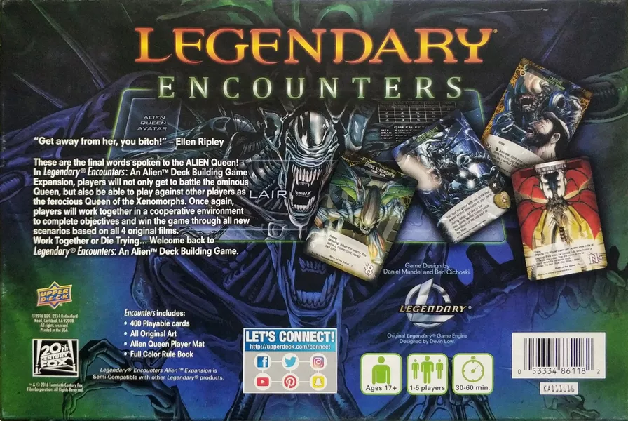 Legendary Encounters: An Alien Deck Building Game Expansion - Image 2