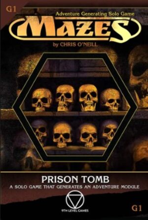 Mazes RPG Prison Tomb Solo Adventure